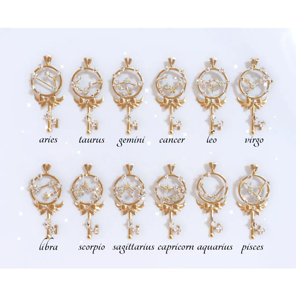 Horoscope Keys 1 - Personalized Zodiac Keyboard Keys for Mechanical Keyboards | Perfect for Gamers, Typists & Astrology Enthusiasts