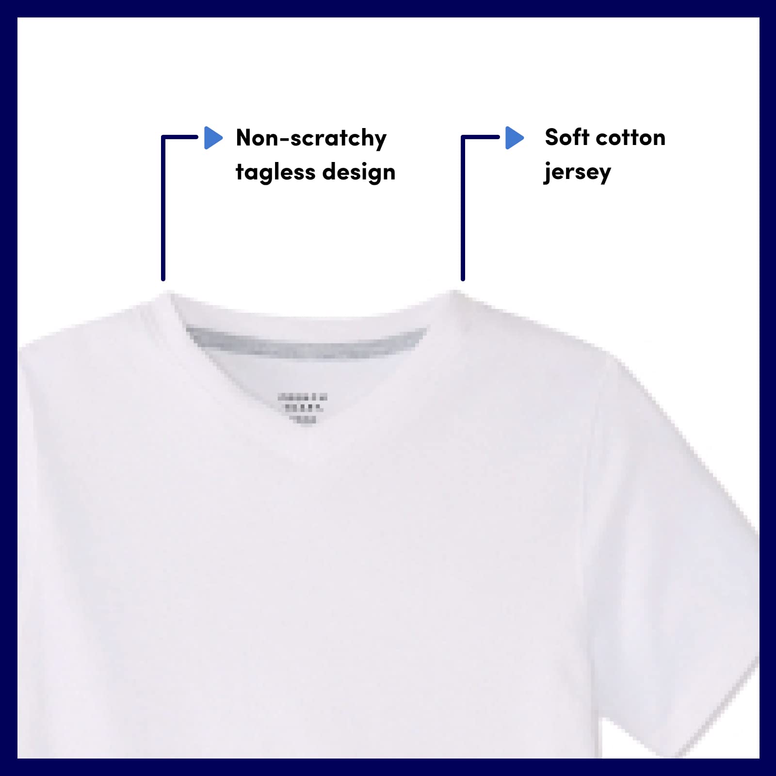 French Toast Boys Short Sleeve V-Neck Tee T-Shirt - Soft Cotton Comfort Fit Casual Top for Kids - Perfect for School, Playdates & Everyday Wear