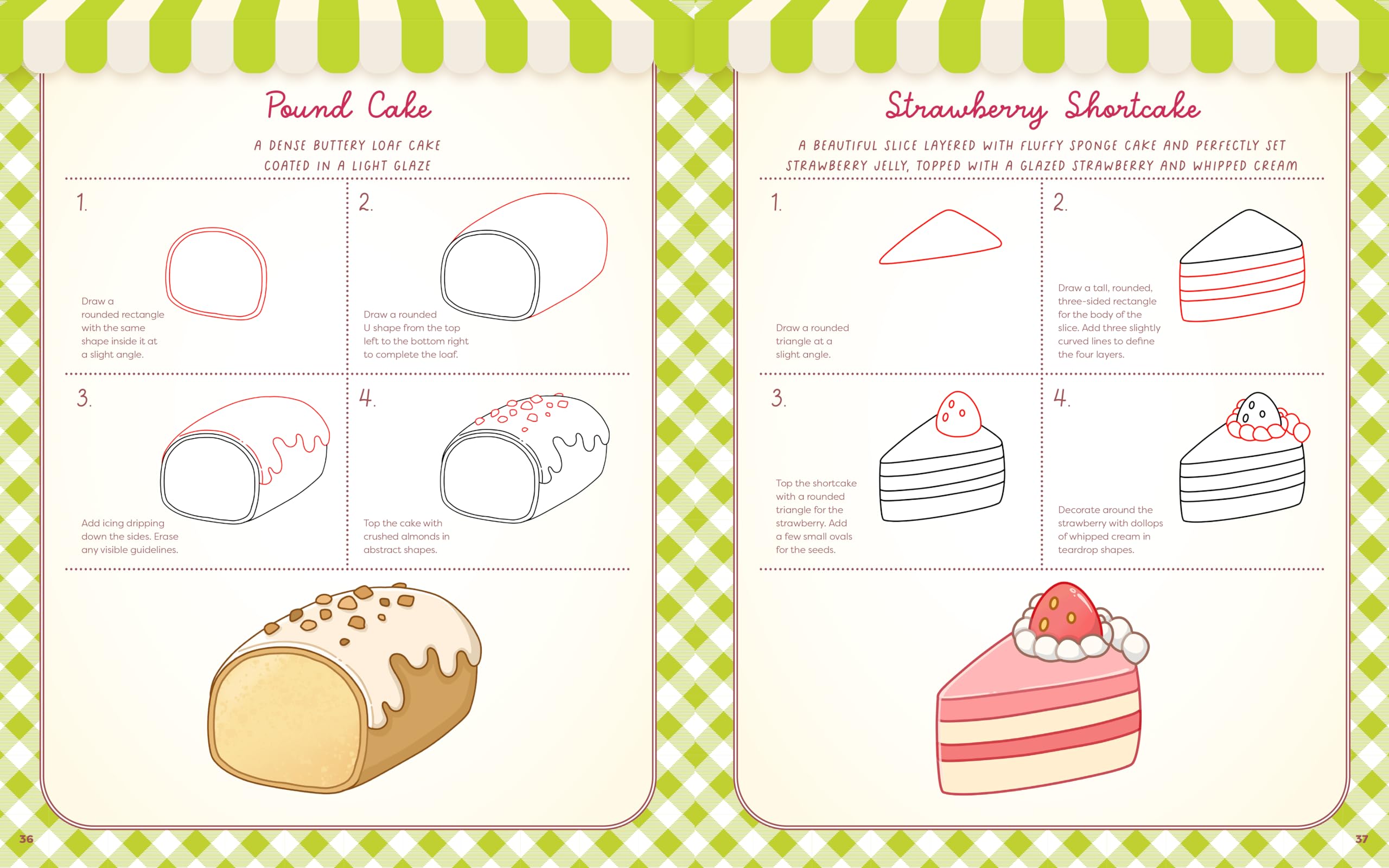 Learn to Draw Kawaii Doodle Café: Adorable Desserts, Snacks & Drinks Step-by-Step Guide - Perfect for Beginners, Art Enthusiasts & DIY Gift Makers | Fun for Bullet Journals, Scrapbooking & Home Decor