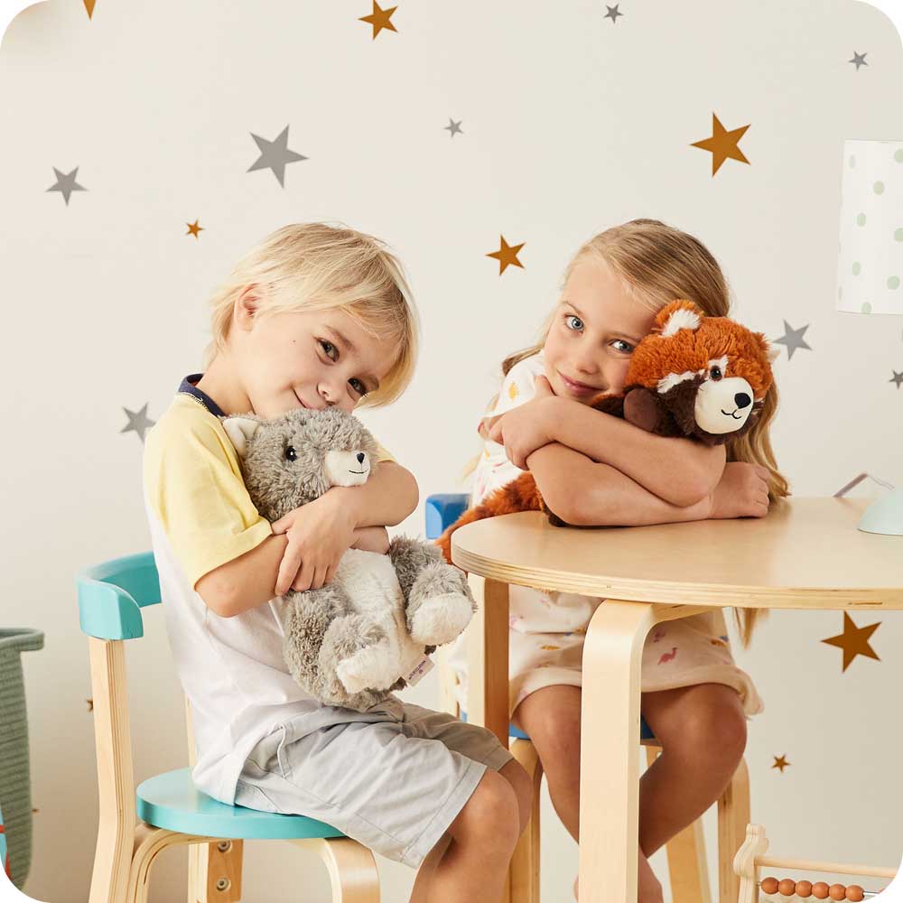 Cozy Squirrel Plush Warmies - Microwaveable Heating Pad for Adults & Kids - Perfect for Stress Relief, Muscle Pain, and Cold Weather Comfort - Ideal for Home, Office, or Travel Use