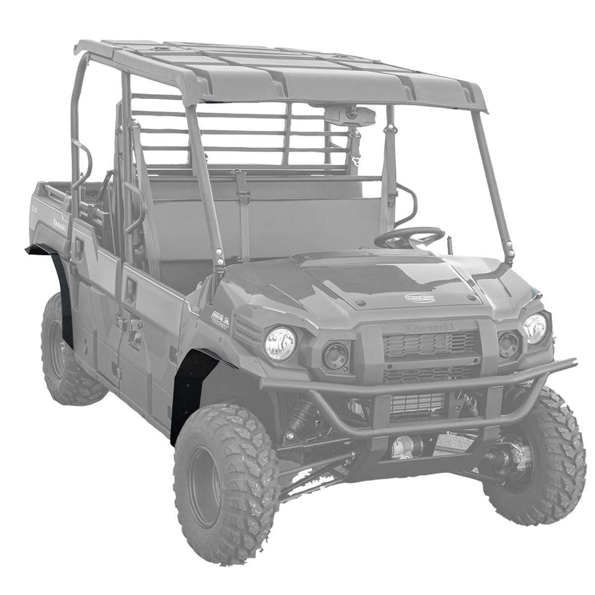 2015-2022 Kawasaki Mule Pro FXT & DXT Heavy Duty Fender Flares - Maximum Coverage Mud Guards for Off-Road Protection - Perfect for Trail Riding, Farm Work & Outdoor Adventures
