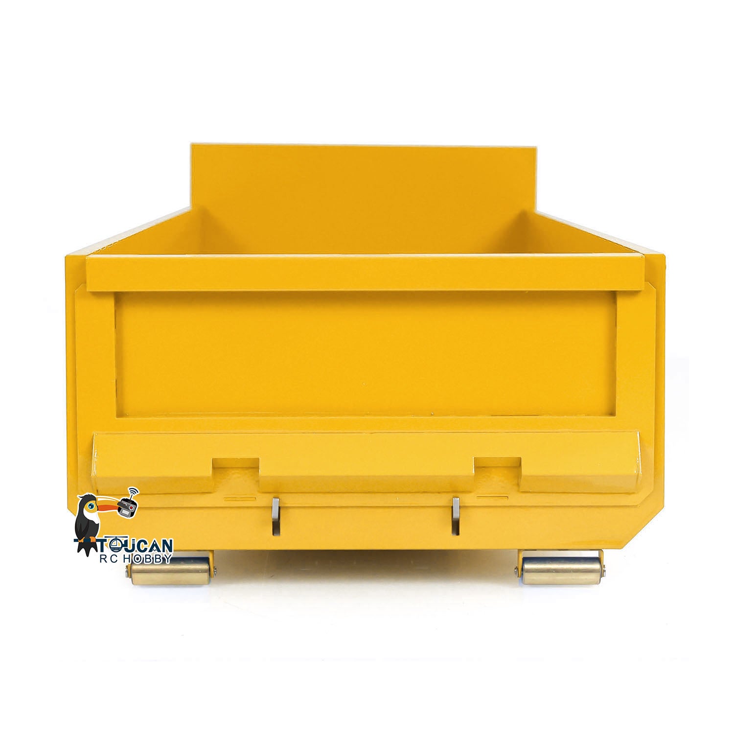 1/14 Scale Painted U-Shaped Short Bucket for 10x10 Hydraulic RC Full Dump Truck & 8x8 Radio Controlled Cars - DIY Model Parts for Construction Simulation & Off-Road Play