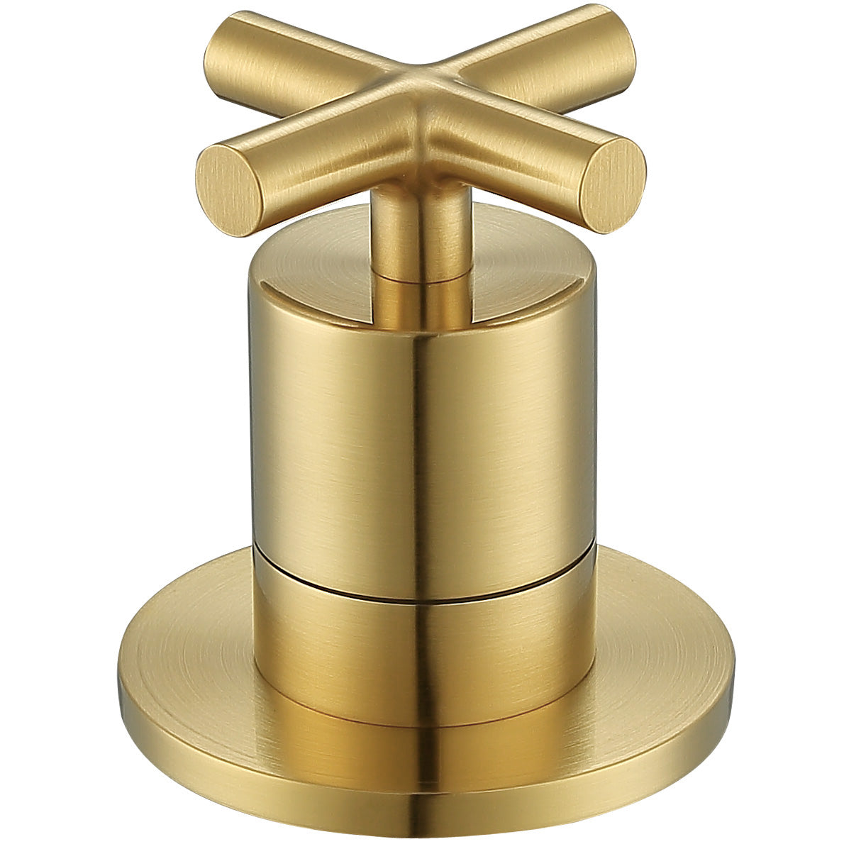 Brushed Titanium Gold Ava Two Handle Roman Tub Faucet for Bathroom - Perfect for Luxury Bathtubs and Spa-Like Relaxation