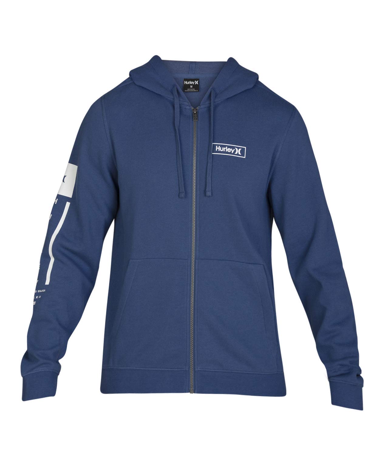 Hurley Boys' Right Arm Zip Hoodie - Comfortable & Stylish Pullover for Kids | Perfect for School, Sports & Outdoor Activities