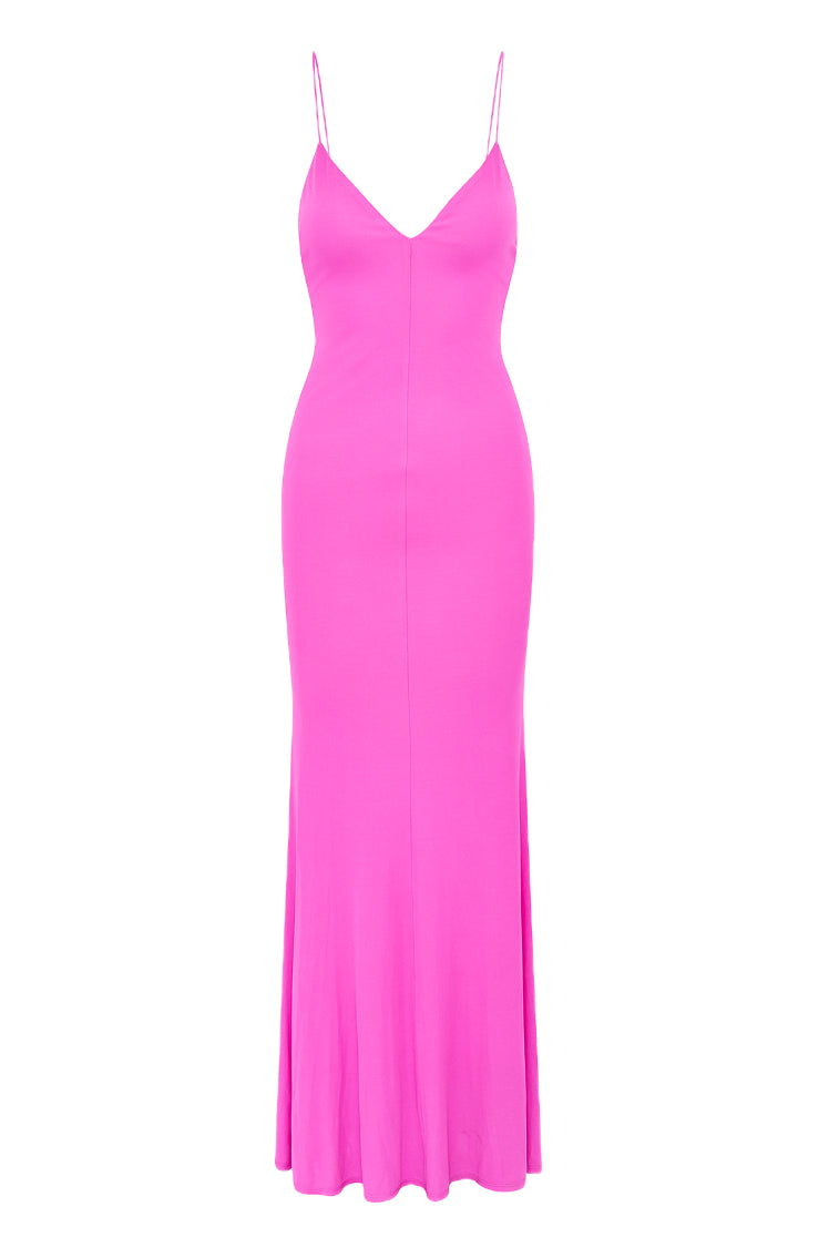 Mikel Jersey Maxi Dress for Women - Comfortable Stretchy Long Flowy Dress - Perfect for Summer, Beach, Vacation & Casual Wear