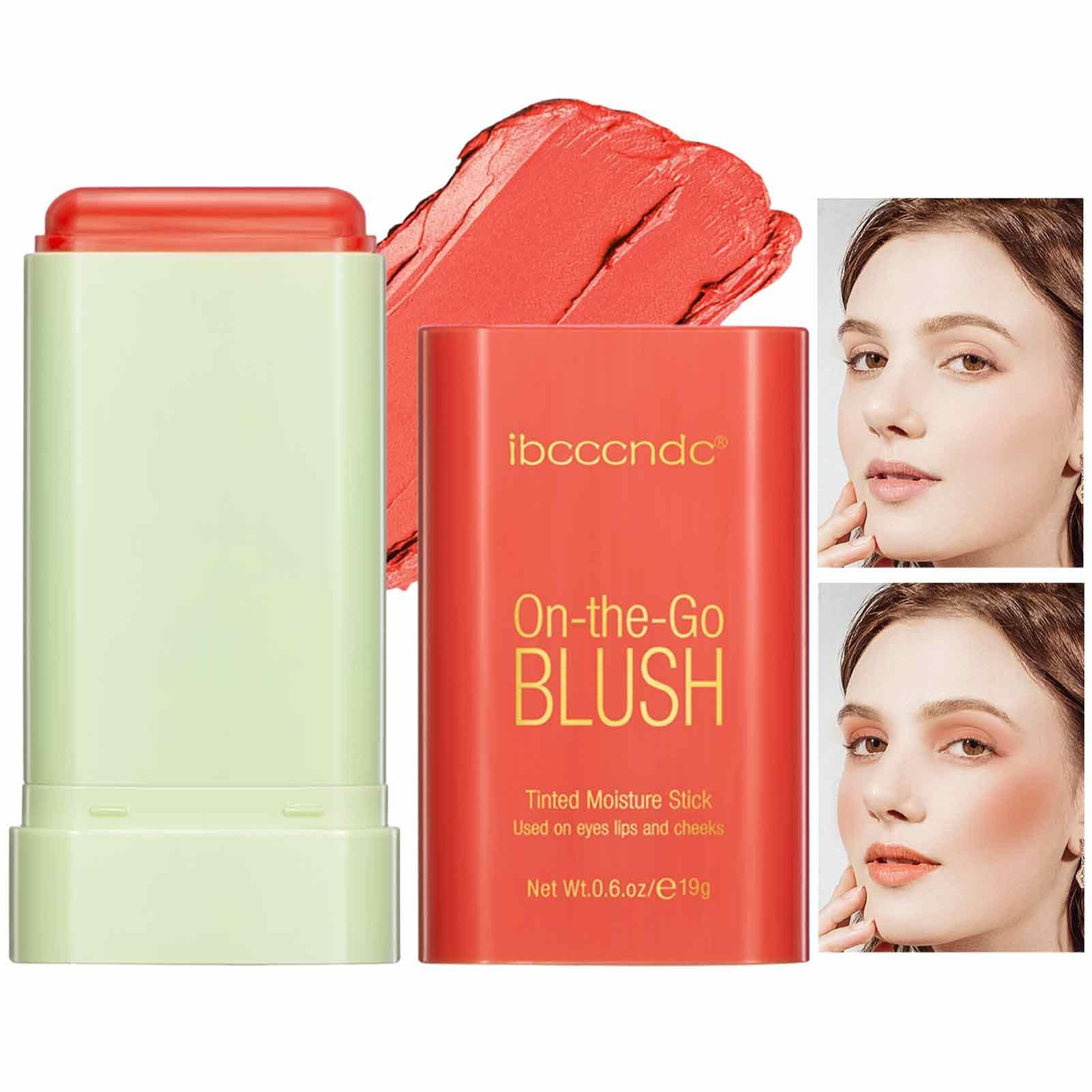 Matte Cheek Tint Cream Stick - Long Lasting Blush for Cheeks & Lips | 0.6oz Tinted Moisturizer for Mature Skin | Natural Makeup for Everyday Wear & Special Occasions | Firulab