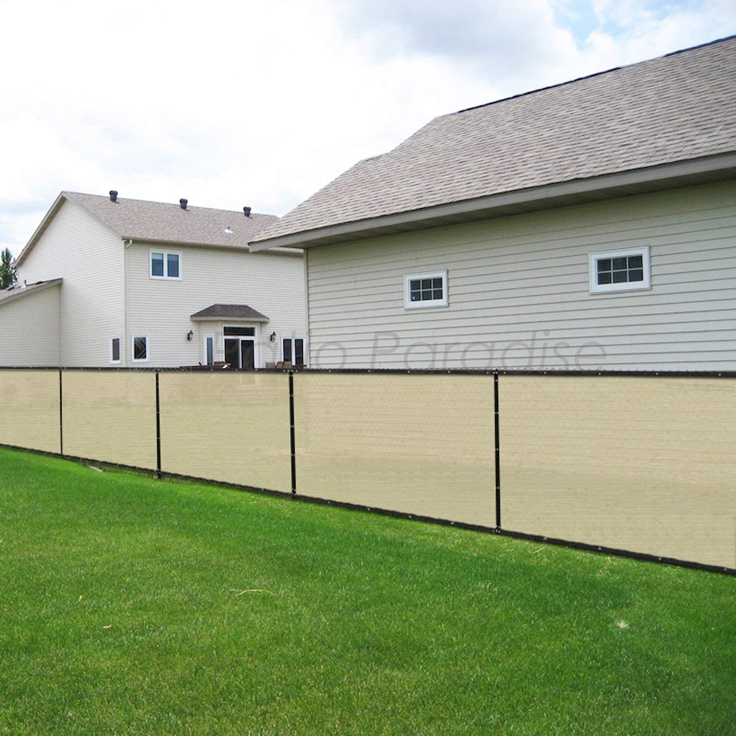 Heavy Duty 2'x242' Privacy Screen Fence - UV Blocking Mesh Shade Net for Garden & Backyard