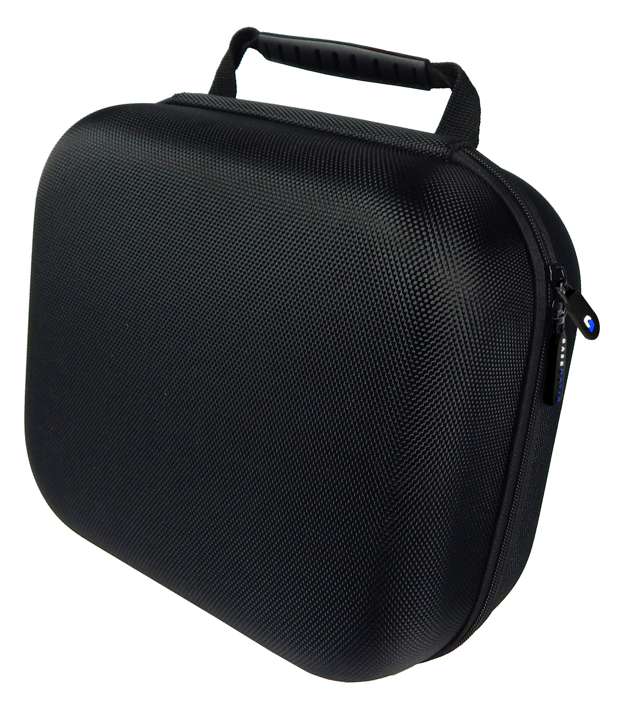 CASEMATIX 9.75 Inch Hard Shell EVA Travel Case with Wrist Strap & Padded Divider - Protective Storage for Camera, Drone, Tablet & Accessories (Fits 9 x 7.5 x 3 Inch) - Perfect for Travel, Outdoor Adventures & Daily Organization