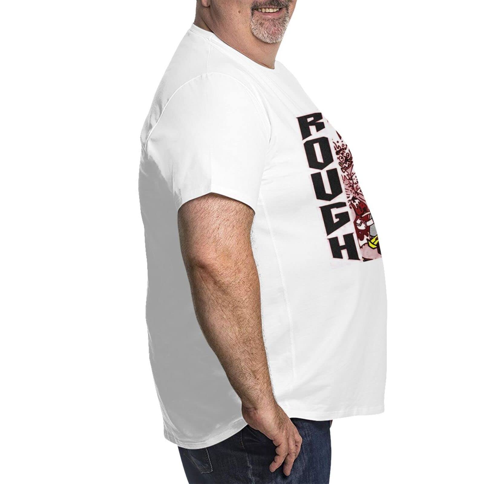 Lil Darkie Oversized Cotton T-Shirt for Men - Big & Tall Short Sleeve Tee in White | Streetwear, Hip Hop Fashion & Casual Wear