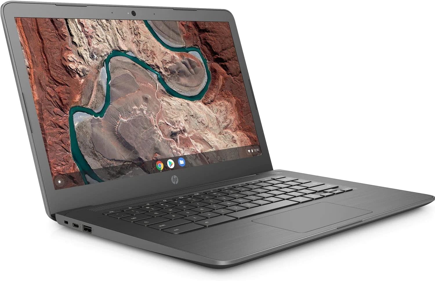 HP Chromebook 14-inch HD Laptop - AMD A4-9120C Processor, 4GB RAM, 32GB eMMC Storage, Radeon R4 Graphics - Lightweight Chrome OS Laptop for Students, Remote Work & Home Use (Renewed, Chalkboard Gray)