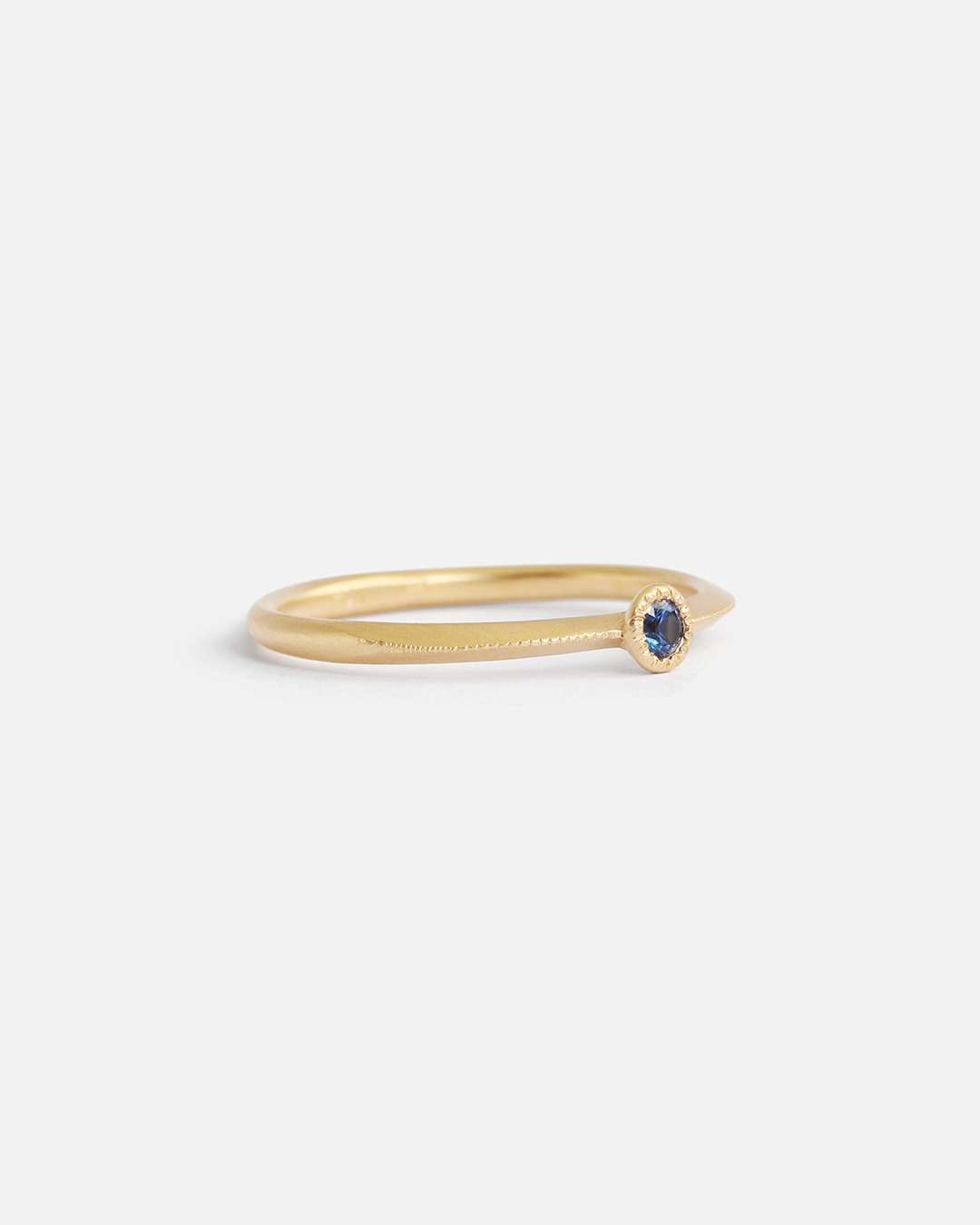 Blue Sapphire Ring for Women - Elegant Sterling Silver Melee Ball Ring - Perfect for Engagement, Wedding & Everyday Wear