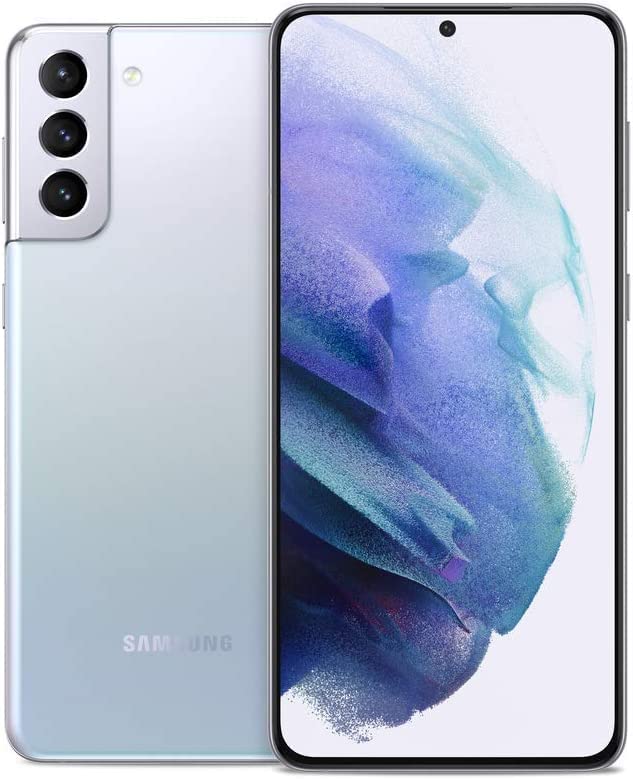 Samsung Galaxy S21+ 5G Unlocked Smartphone 128GB - Phantom Silver (Renewed) | Premium Android Phone for Streaming, Gaming & Productivity
