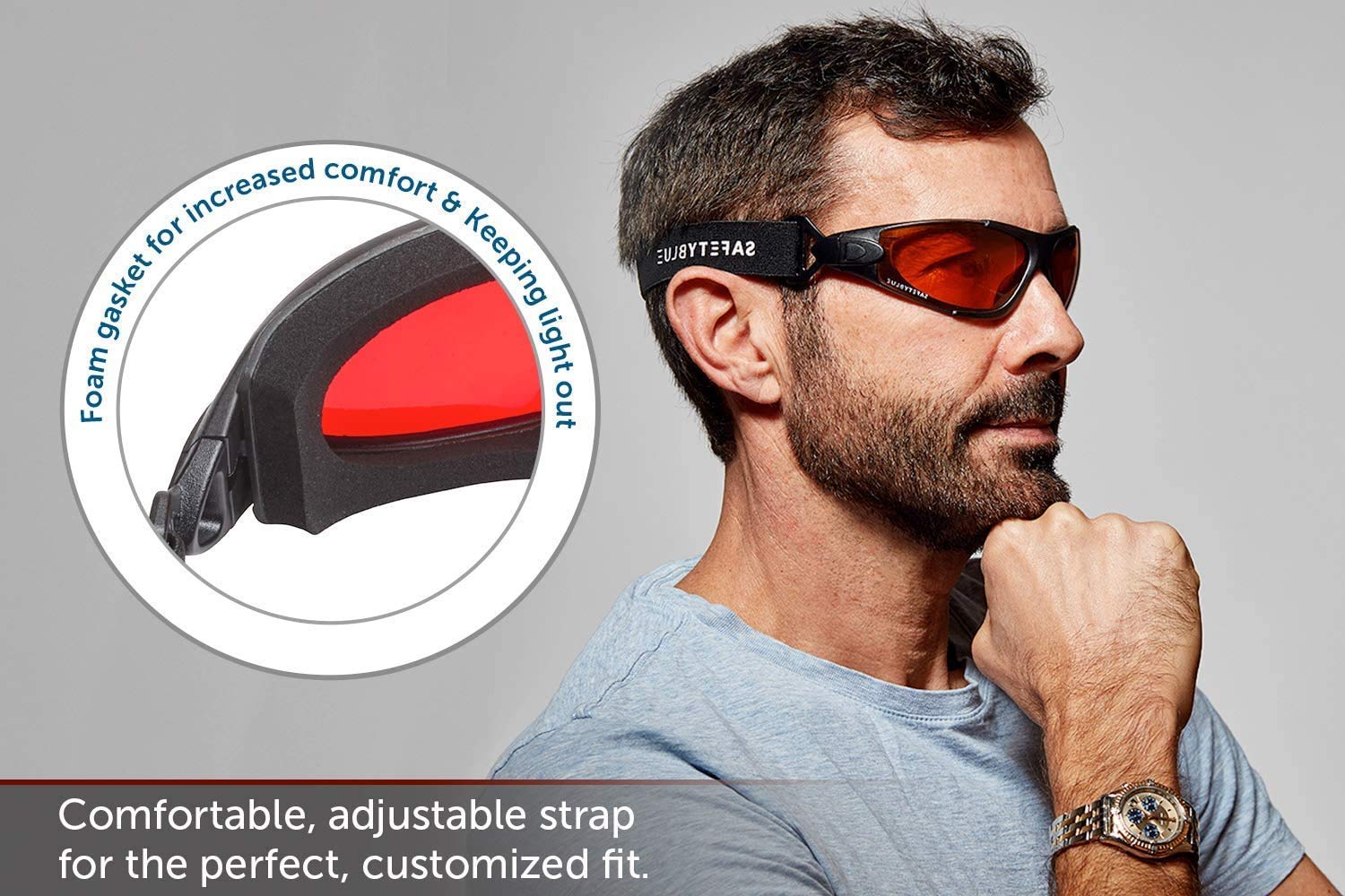 Blue Light Blocking Glasses for Better Sleep - Sleep Savior Deluxe Night Lenses for Bedtime & Screen Use