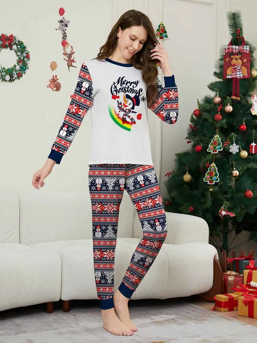 Snowman Family Christmas Pajama Sets - Matching Holiday Sleepwear for Women, Men & Kids | Cozy Xmas Pjs for Family Photos & Festive Gatherings