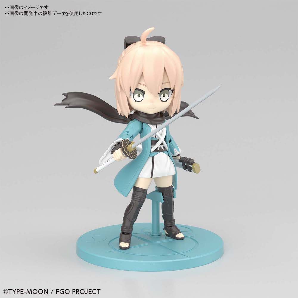 Bandai Petitrits #06 Fate/Grand Order Saber Okita Souji Model Kit - Anime Action Figure for Collectors & Display | Perfect for Anime Fans, Gift Giving & Home Decor