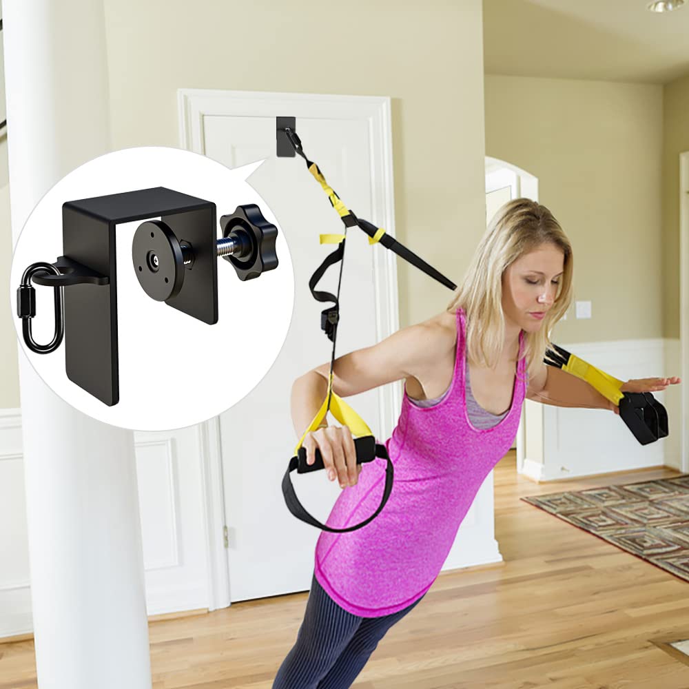 SELEWARE Heavy Duty Door Anchor for Resistance Bands - Home Gym Workout Equipment, Door Mount Attachment for Strength Training, Physical Therapy & Fitness Exercises - Perfect for Home Workouts, Rehabilitation & CrossFit Training