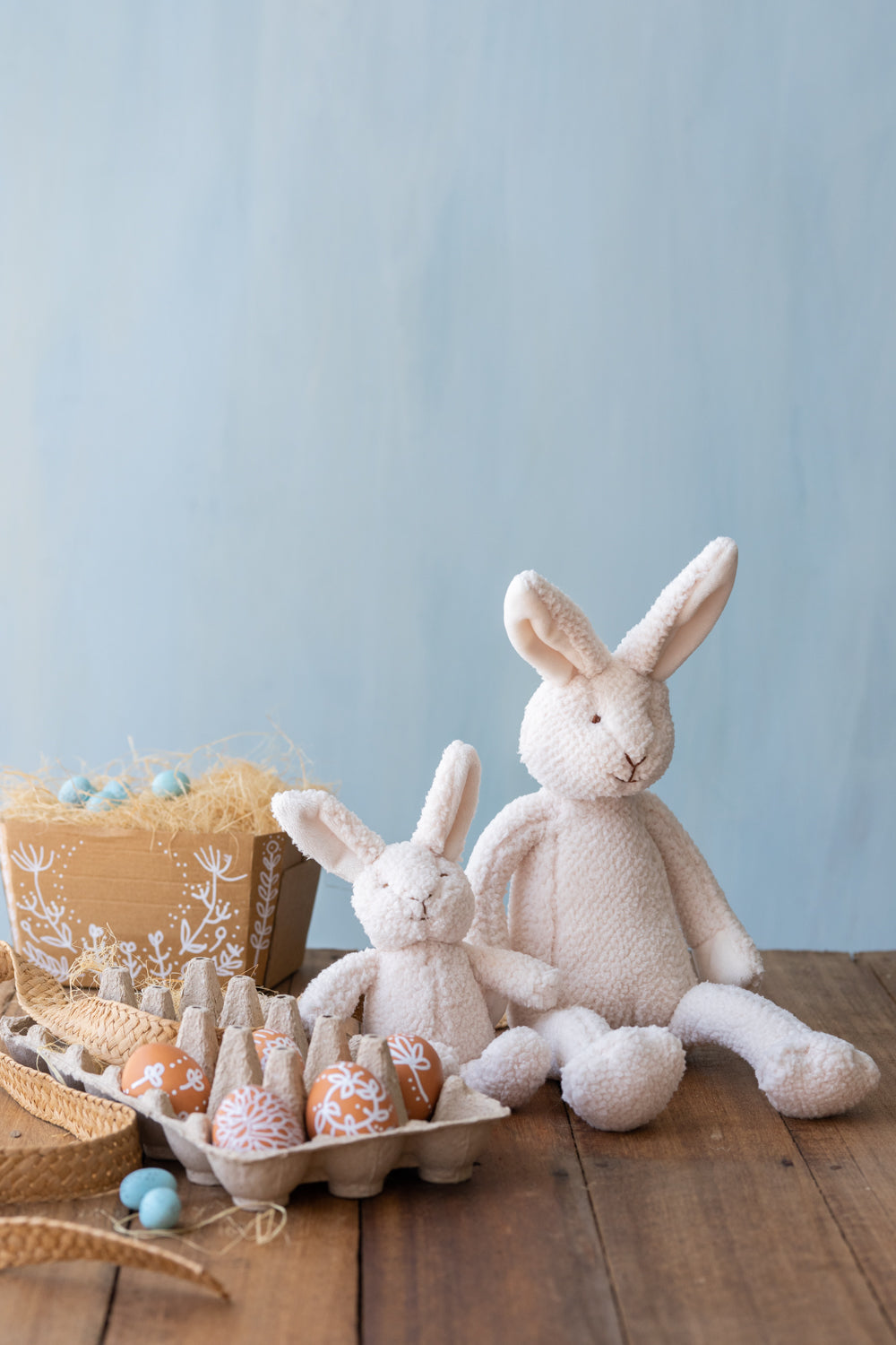 Mini Bonnie Bunny Rattle - Soft Baby Teether Toy for Newborns & Infants - Perfect for Soothing Gums, Sensory Play & Early Development
