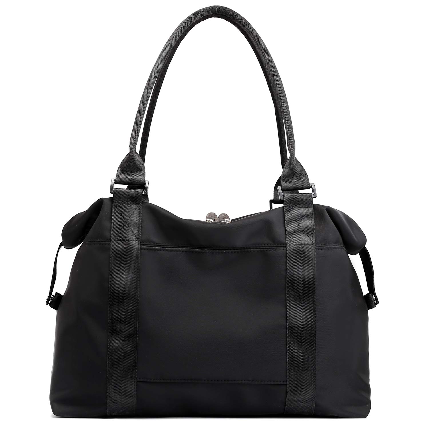 Forestfish Women's Duffle Tote Weekender Bag with Trolley Sleeve - Perfect for Travel, Gym & Weekend Getaways | Water-Resistant Carry-On Luggage