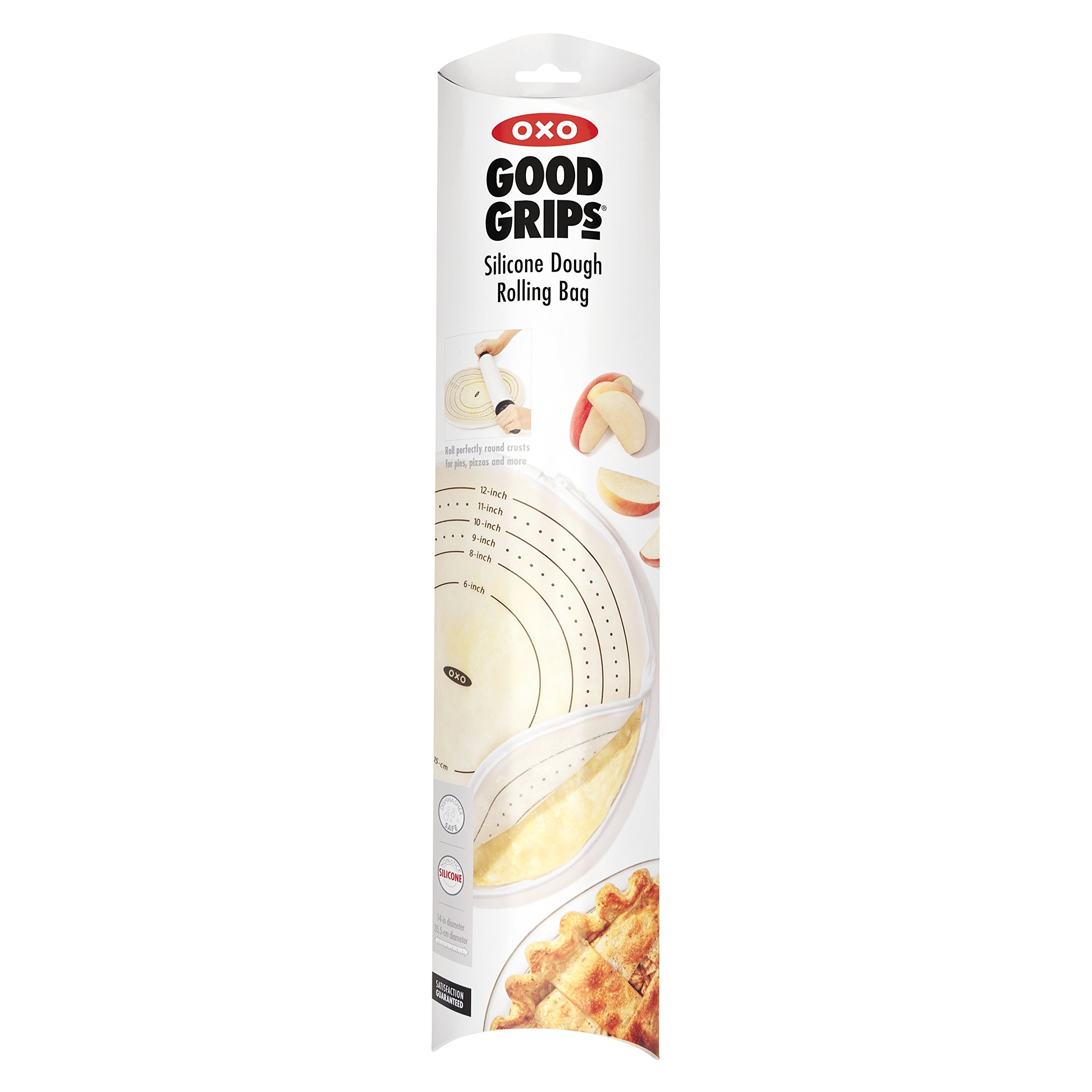 OXO Good Grips Silicone Dough Rolling Bag - Non-Stick Pastry Mat for Baking Cookies, Pies & Bread - Perfect for Home Kitchens & Professional Bakeries