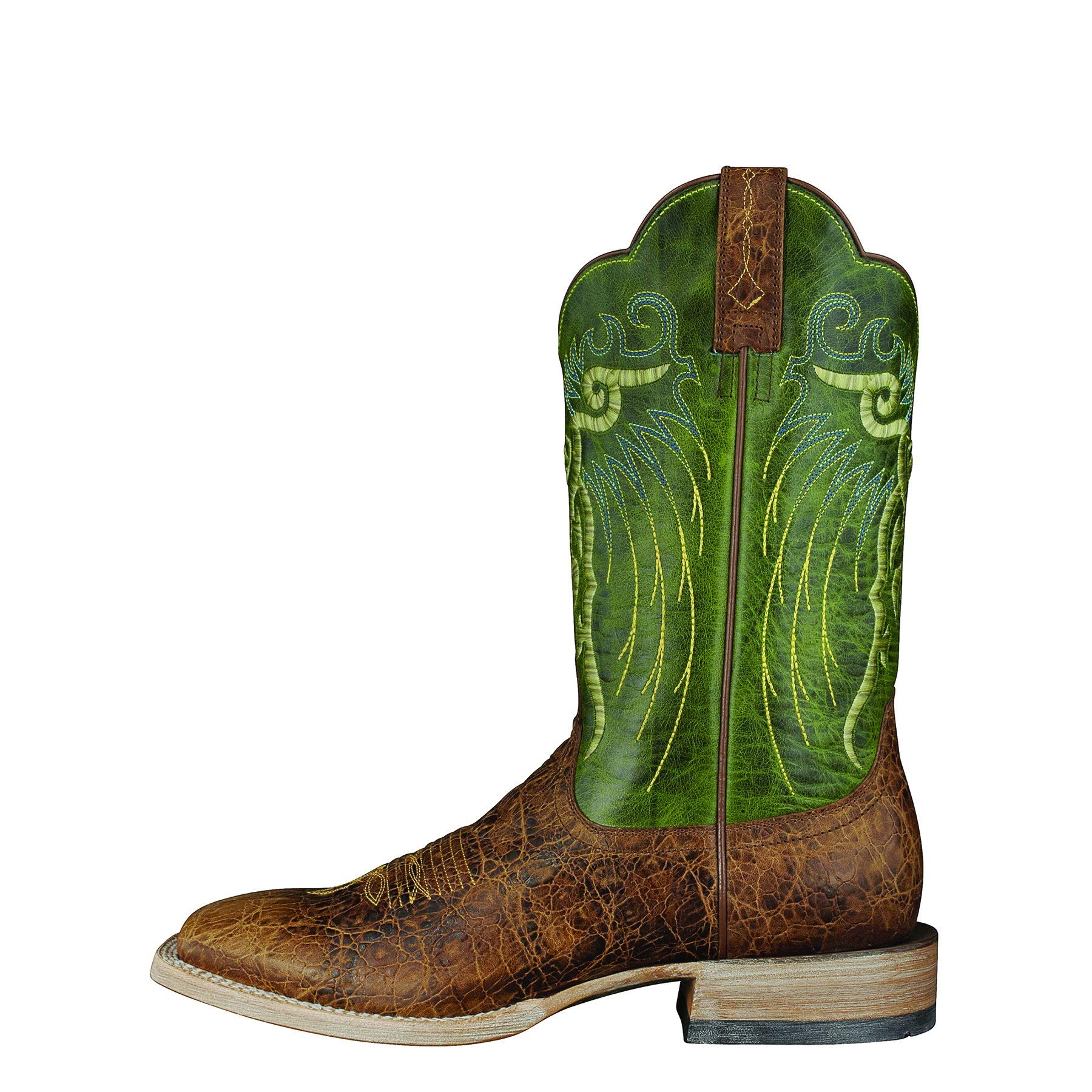 Ariat Men's Mesteno Western Boots - Durable Cowboy Boots for Riding & Work | Comfortable Leather Boots for Ranch, Rodeo & Outdoor Activities