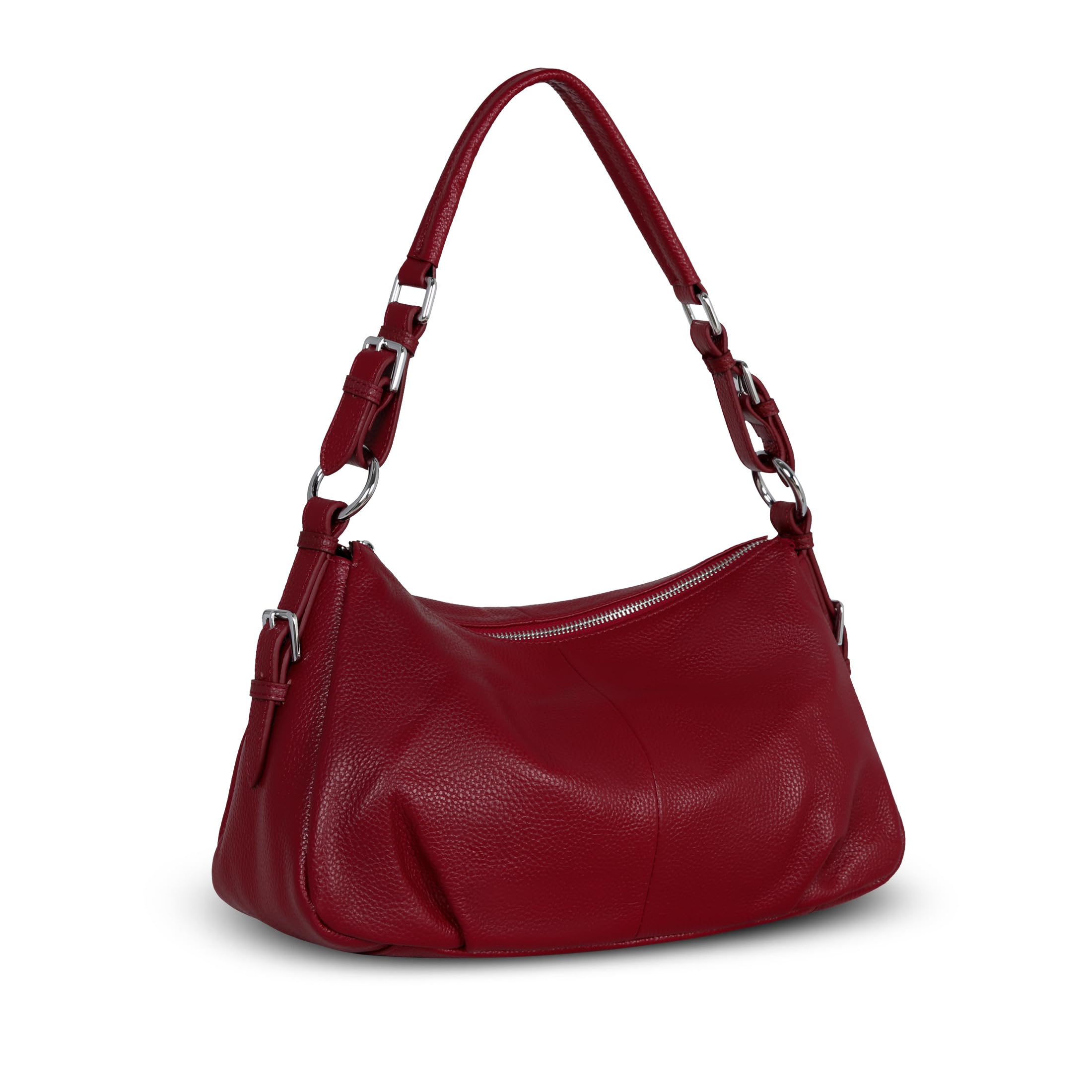 HESHE Genuine Leather Handbags for Women - Stylish Hobo Shoulder Bags, Tote Bags & Crossbody Purses - Designer Satchel Bags for Work, Travel & Everyday Use
