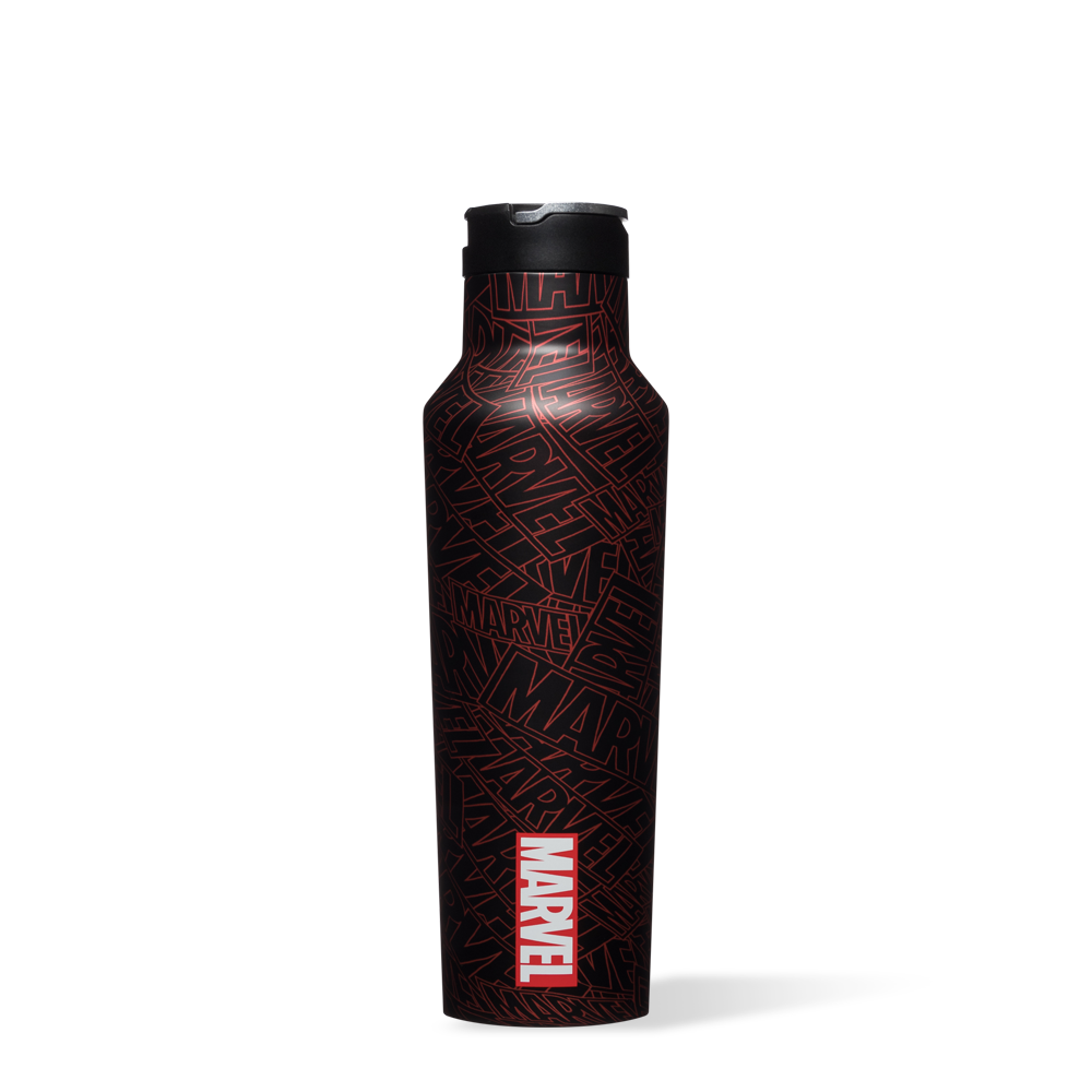 Marvel Superheroes Stainless Steel Water Bottle - Insulated Sports Canteen for Gym, Hiking & Outdoor Activities | Official Licensed Marvel Merchandise