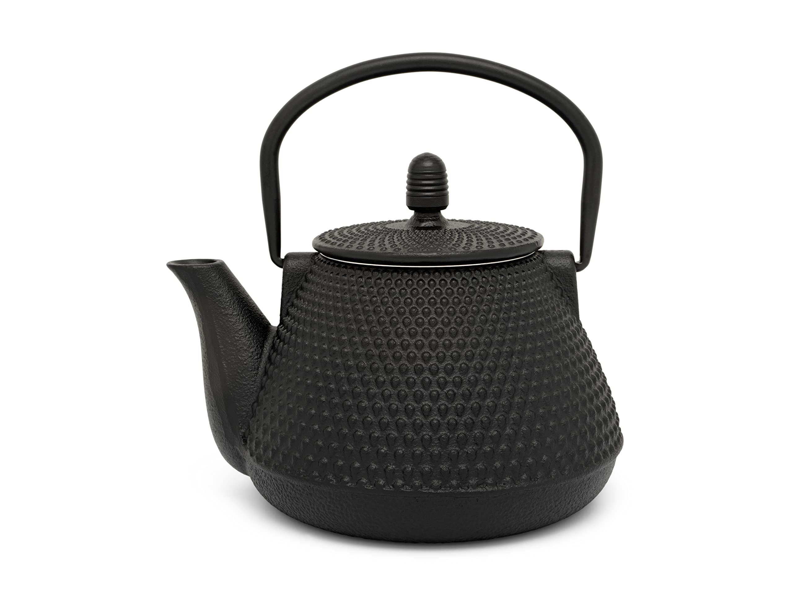 Bredemeijer 1.0L Cast Iron Teapot with Filter - Premium Black Japanese Style Iron Teapot for Tea Brewing, Perfect for Home, Office or Gift Giving