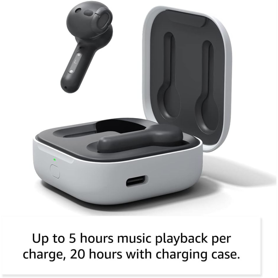 Amazon Echo Buds (2023 New Model) - Wireless Bluetooth Earbuds with Noise Cancellation, Alexa Built-in - Perfect for Workouts, Commuting & Hands-Free Calls