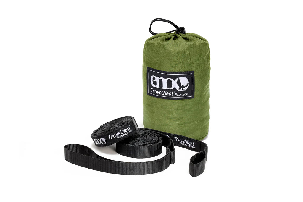 Eno TravelNest Hammock with Heavy-Duty Straps - Portable Camping & Backpacking Gear for Outdoor Adventures