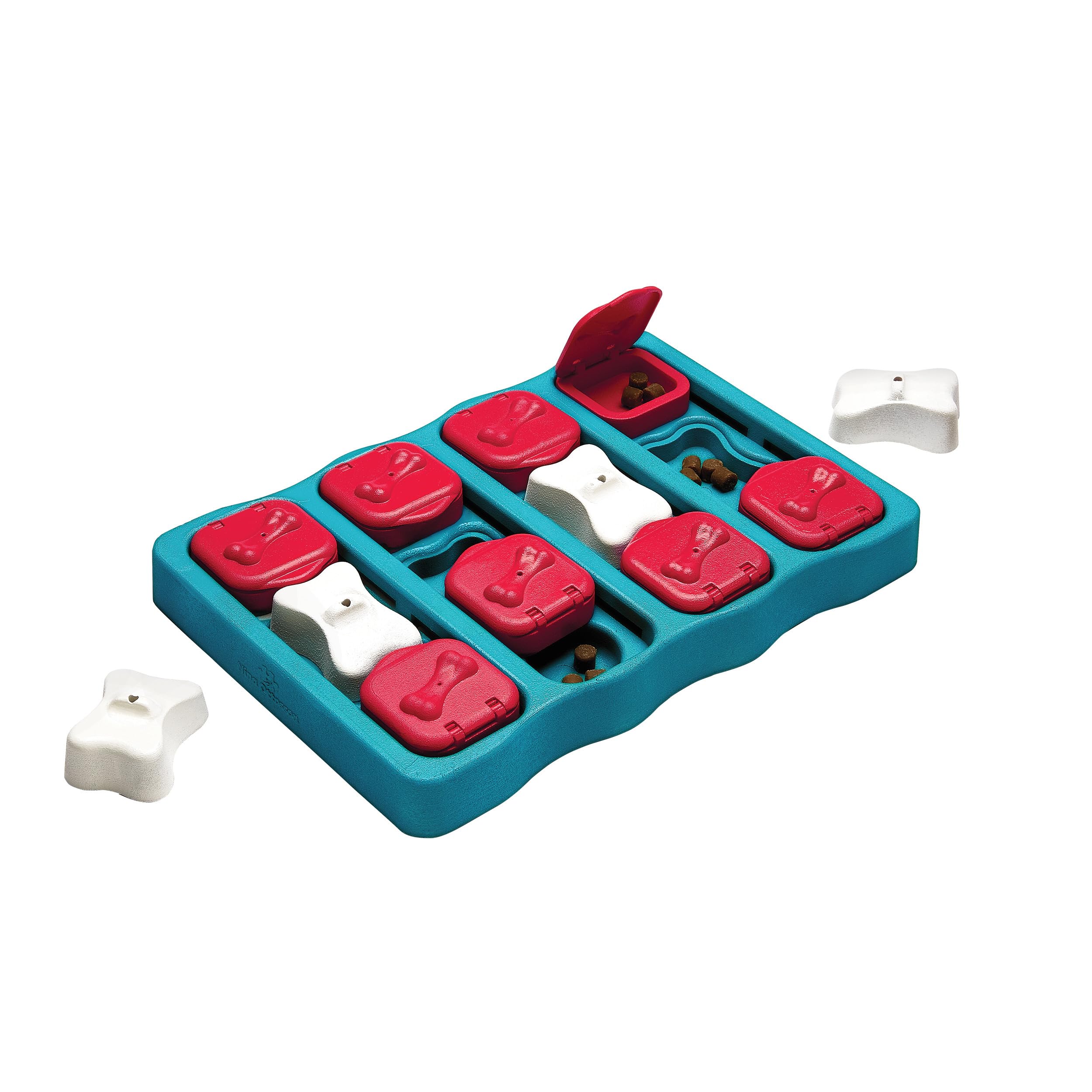 Nina Ottosson by Outward Hound - Interactive Puzzle Game Dog Toys for Mental Stimulation & Training | Slow Feeder & Boredom Buster for Small Medium Large Dogs | Perfect for Indoor Play & Enrichment Activities