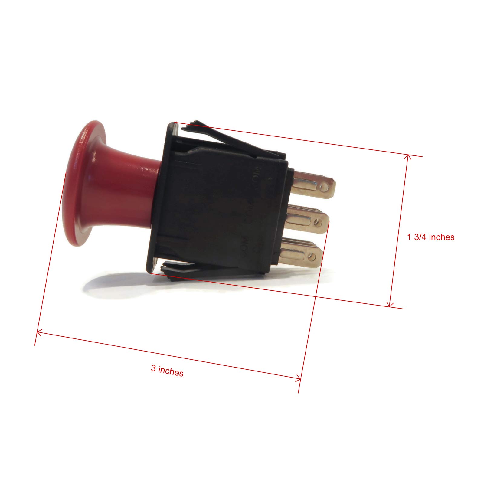 John Deere PTO Clutch Switch PC121613TNV88, PC12161636M, PC12129FS600V - Replacement for Lawn Mower & Tractor - Durable Agricultural Equipment Parts for Farming & Landscaping