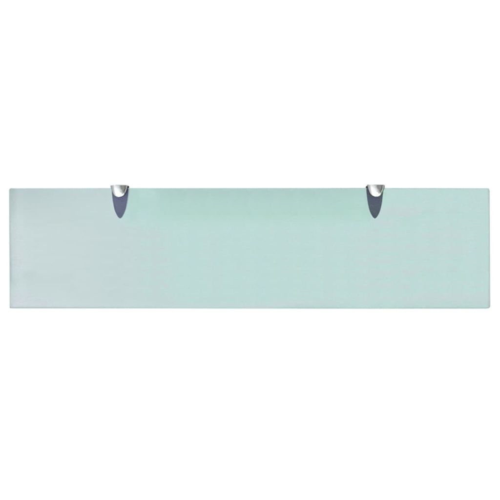 Modern Floating Glass Shelf Set - 31.5