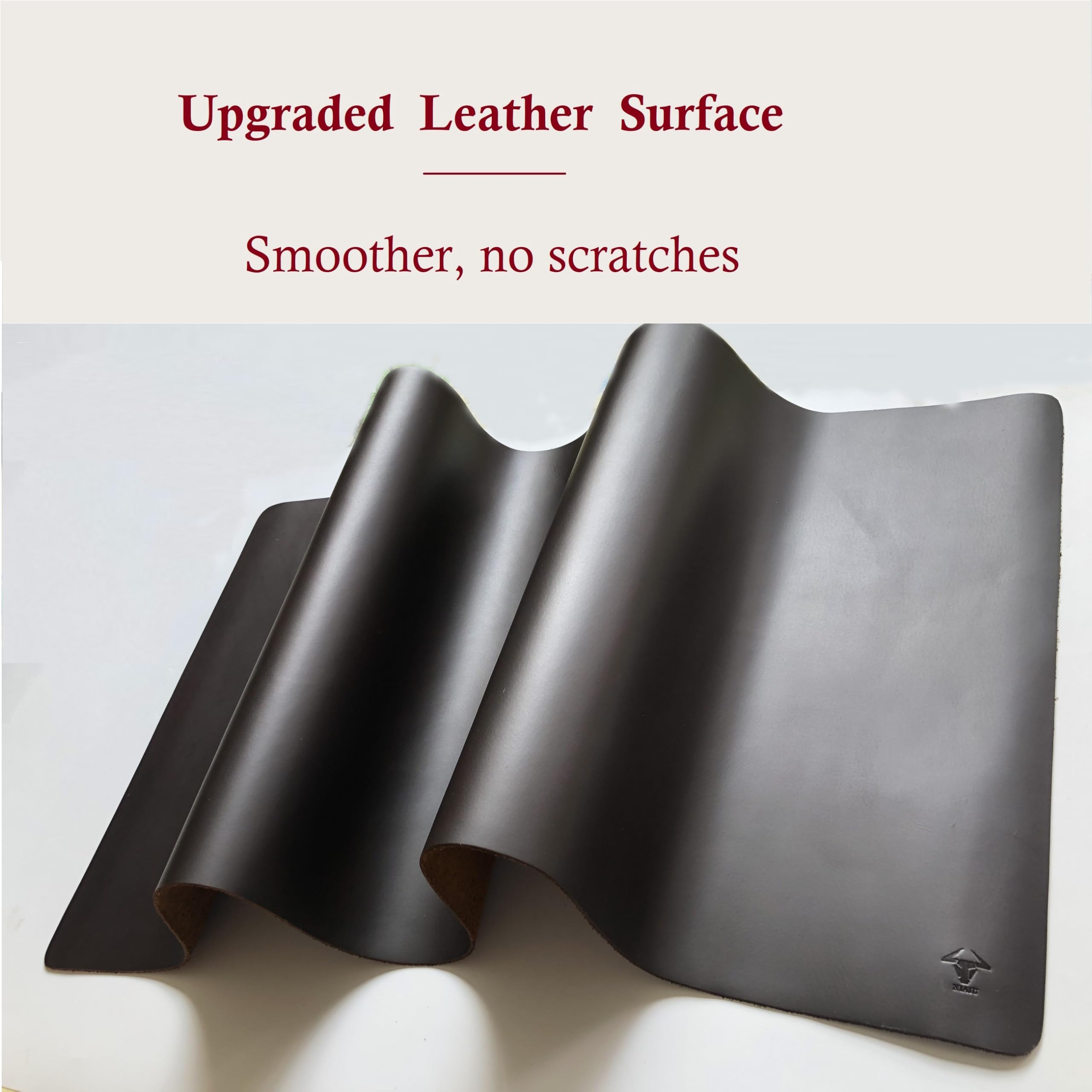 Premium Genuine Leather Desk Pad Protector - 36
