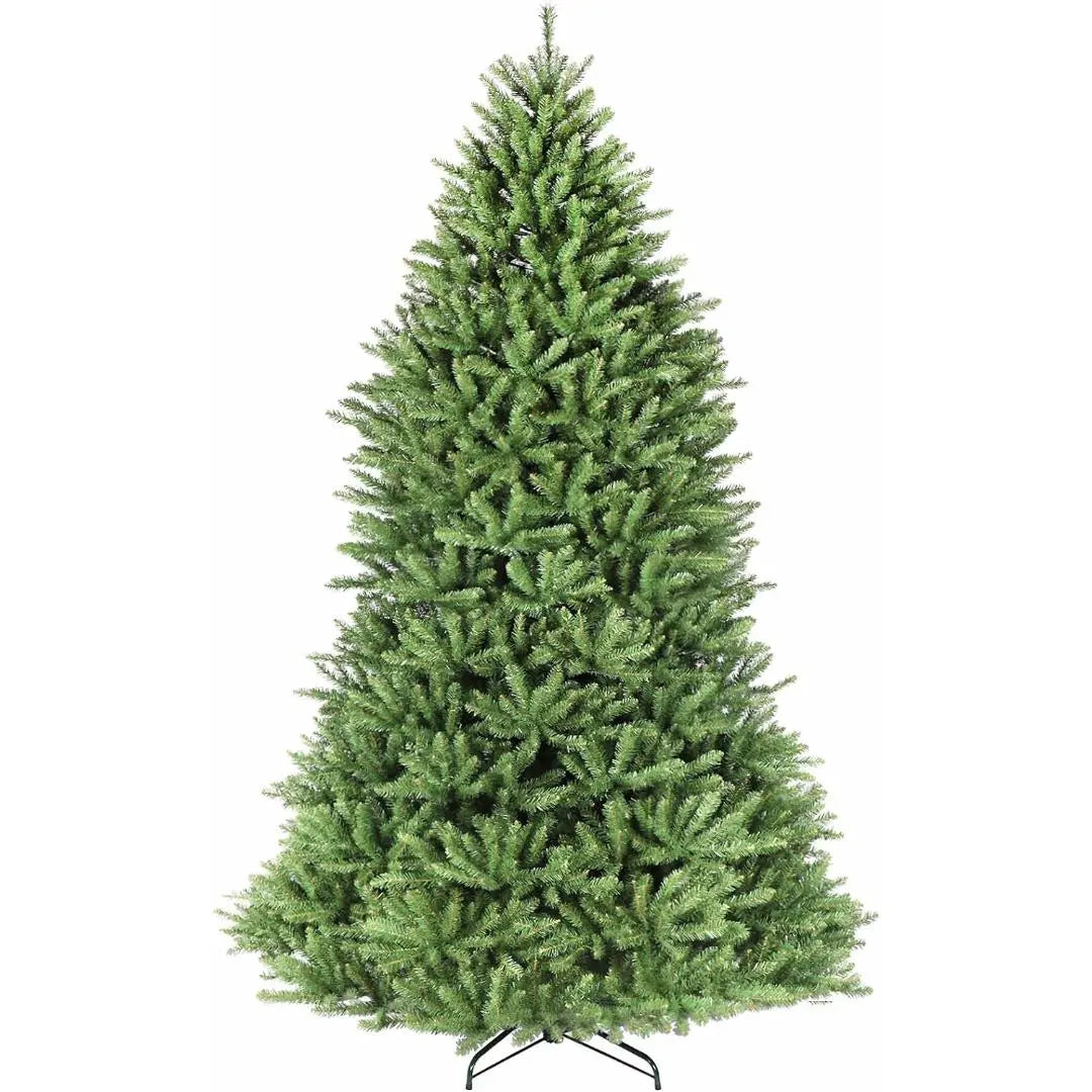 6.5'/7.5'/9' Premium Artificial Christmas Tree with Realistic Branch Tips, Sturdy Metal Stand & Hinged Branches - Perfect for Home, Office & Holiday Decorations