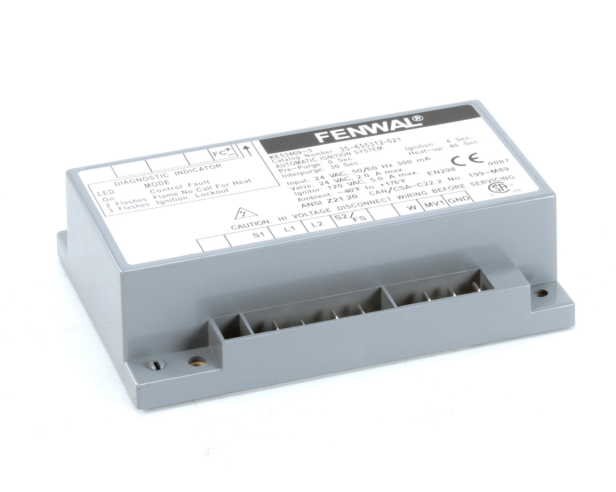 Cleveland KE53469-5 CSA Certified Ignition Module Replacement for Gas Furnaces & Boilers - Durable Home Heating System Part for Efficient Warmth | Perfect for Winter Home Maintenance & HVAC Repair