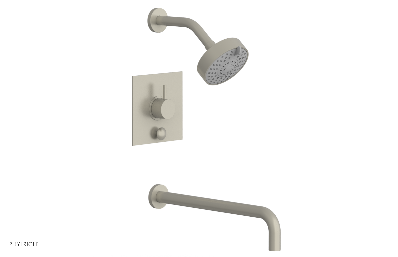 BASIC II 14 Pressure Balance Tub and Shower Faucet Set 230S 29 14 - Perfect for Modern Bathroom Renovations & Spa-Like Shower Experience