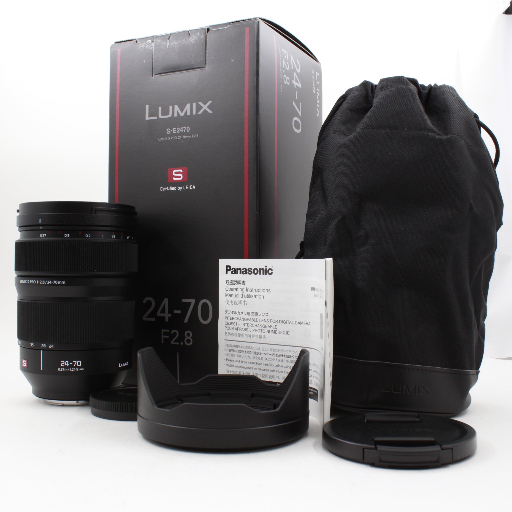 Panasonic Lumix S PRO 24-70mm F/2.8 Lens for Leica L Mount - Excellent Open Box Condition | Professional Photography & Videography