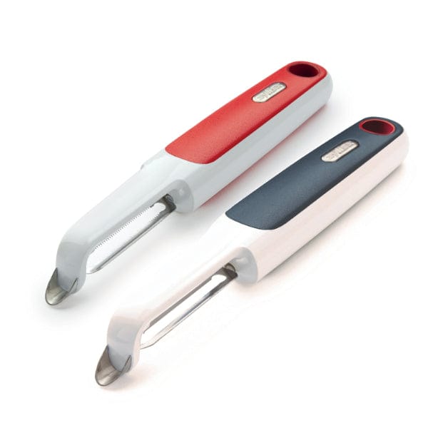 Zyliss 2-Piece Smooth Glide Swivel Peeler & Soft Skin Peeler Set - Professional Vegetable & Fruit Peelers for Effortless Kitchen Prep