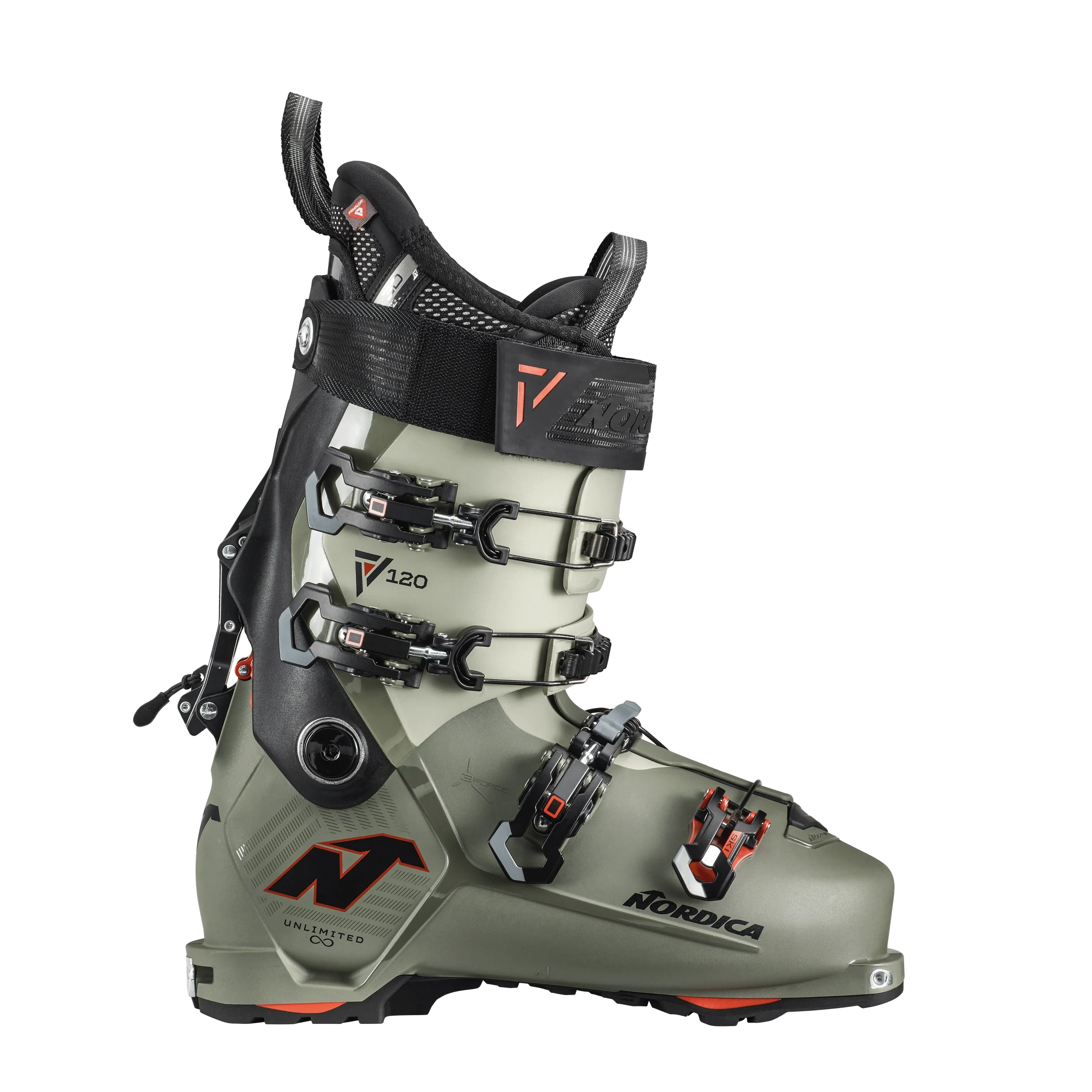 Nordica Unlimited 120 DYN Ski Boots 2025 - High-Performance Alpine Ski Boots for Men & Women - Perfect for All-Mountain Skiing & Freeride Adventures