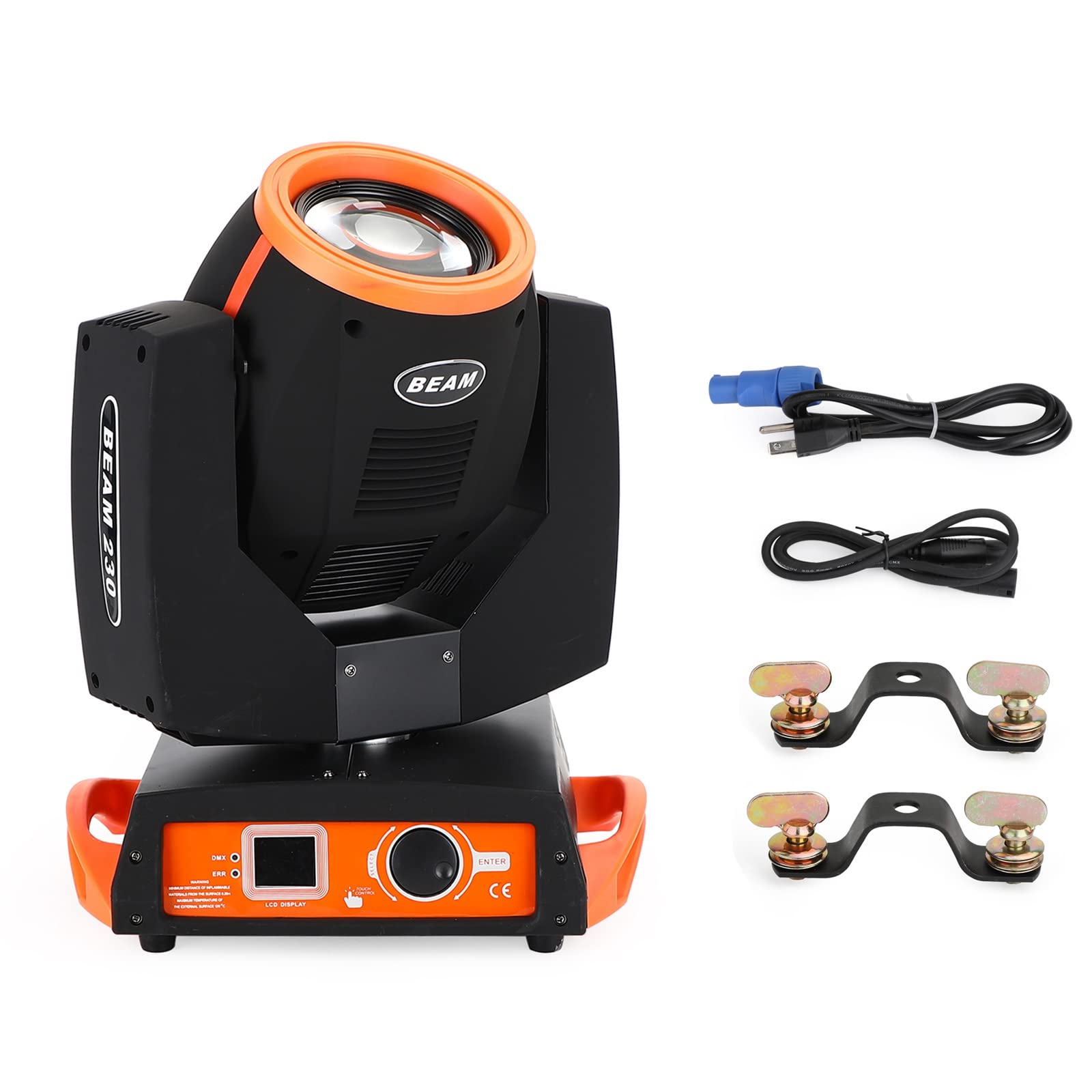 230W RGBW LED Moving Head Light with 7R Beam & 8 Prism - DMX Stage Lighting for DJ Disco, Party, and Professional Shows - Perfect for Nightclubs, Concerts, and Live Performances