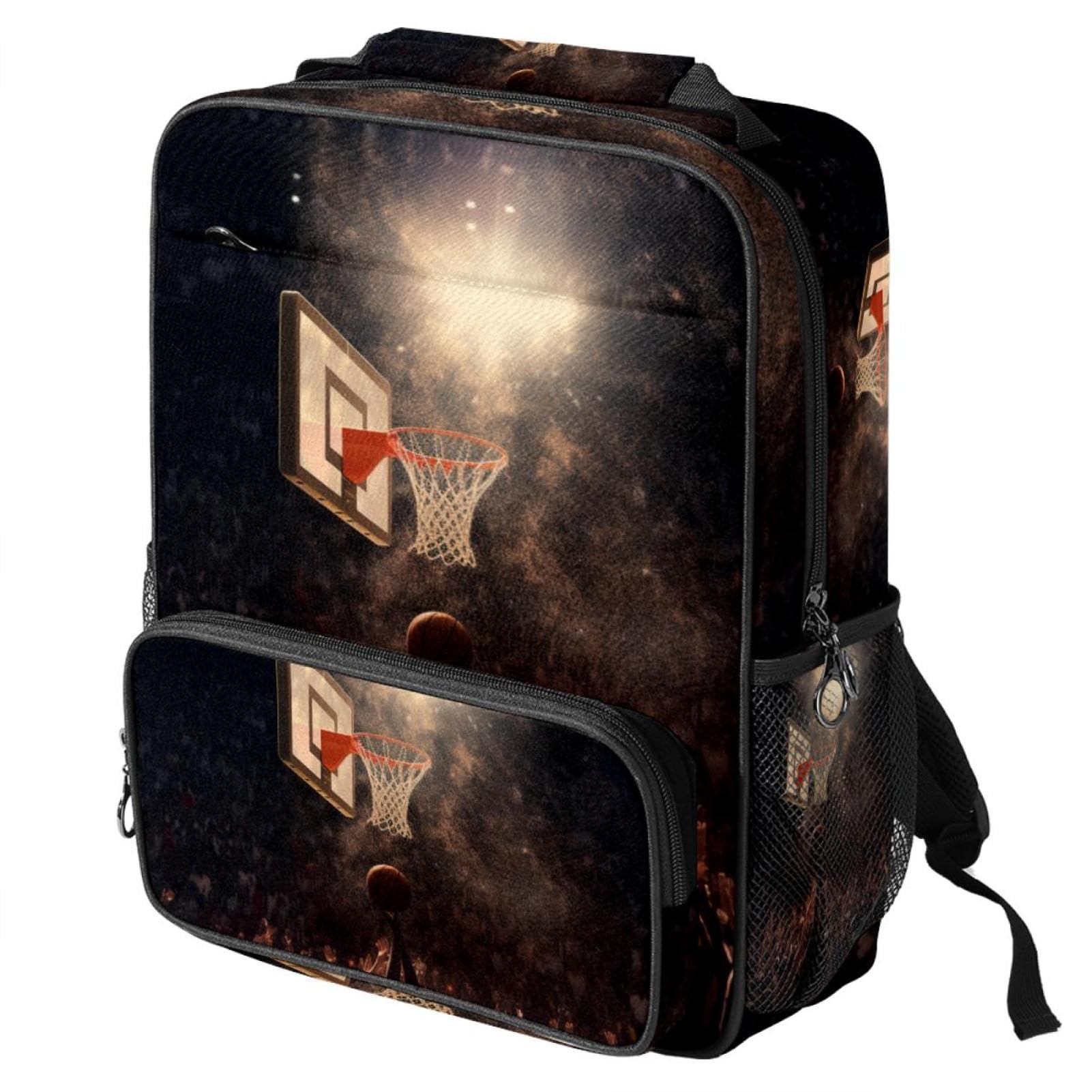 Best Travel Backpack for Men & Women - Durable Basketball Backpack with Hoop - Perfect for Gym, School, and Outdoor Adventures