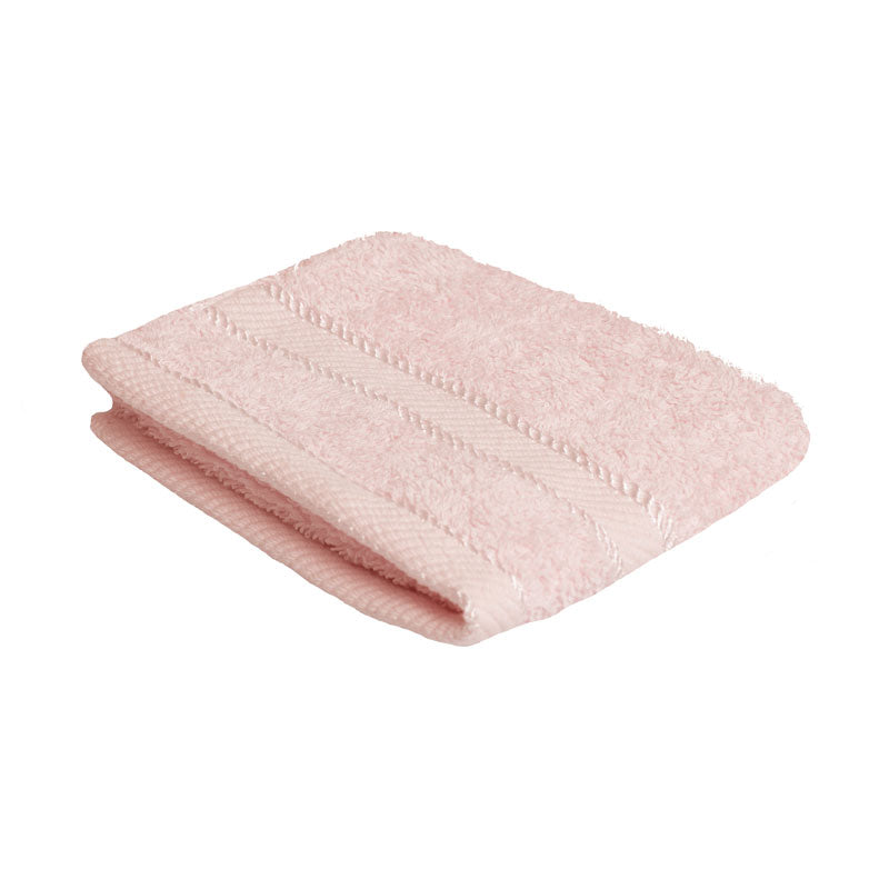 Soft 100% Cotton Baby Pink Bath Towels & Face Washcloths - Gentle for Newborns, Kids, and Sensitive Skin | Perfect for Bath Time, Spa, and Nursery Essentials