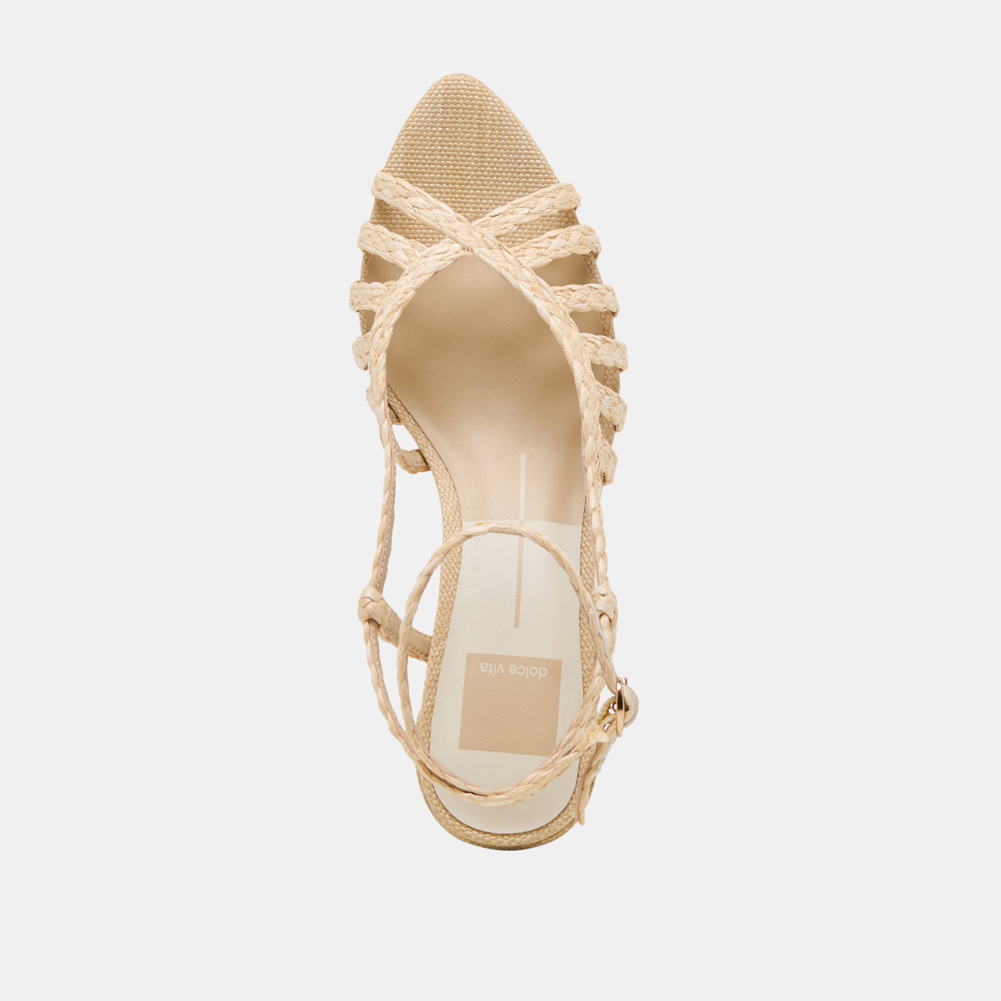 YASMIN Women's Natural Raffia High Heels - Comfortable Summer Sandals for Beach, Party & Wedding | Stylish & Breathable Design