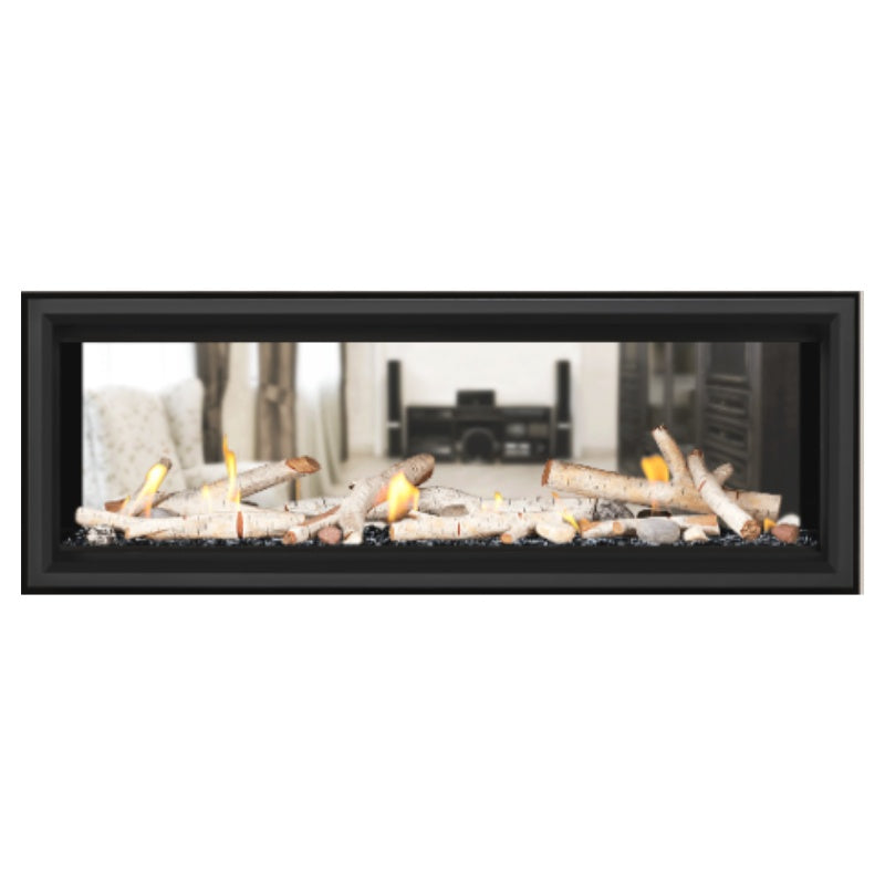 Napoleon Vector 50 See-Through Linear Direct Vent Gas Fireplace LV50N2 - Modern Heating Solution for Living Rooms & Patios