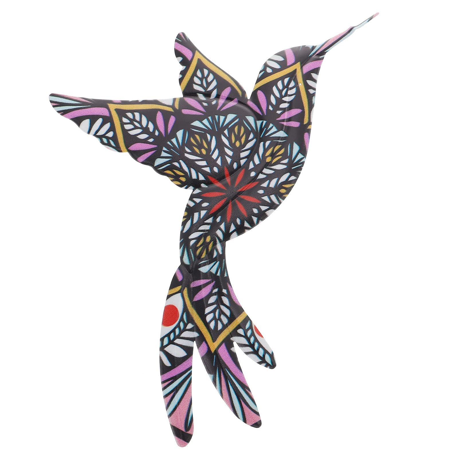 Handcrafted Metal Hummingbird Wall Art - Outdoor Garden Sculpture & Indoor Home Decor for Patio, Fence, Bedroom, Living Room | Rust-Resistant Bird Wall Hanging for Backyard, Deck & Housewarming Gifts