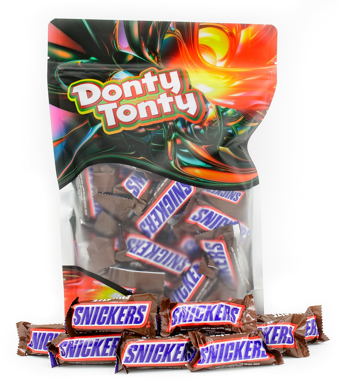 SNICKERS FUN SIZE Chocolate Candy Bars 1 lb Bulk Bag - Peanut Caramel Candy, Individually Wrapped Sweet Snacks (26 Pieces) | Perfect for Halloween, Party Favors & Office Treats