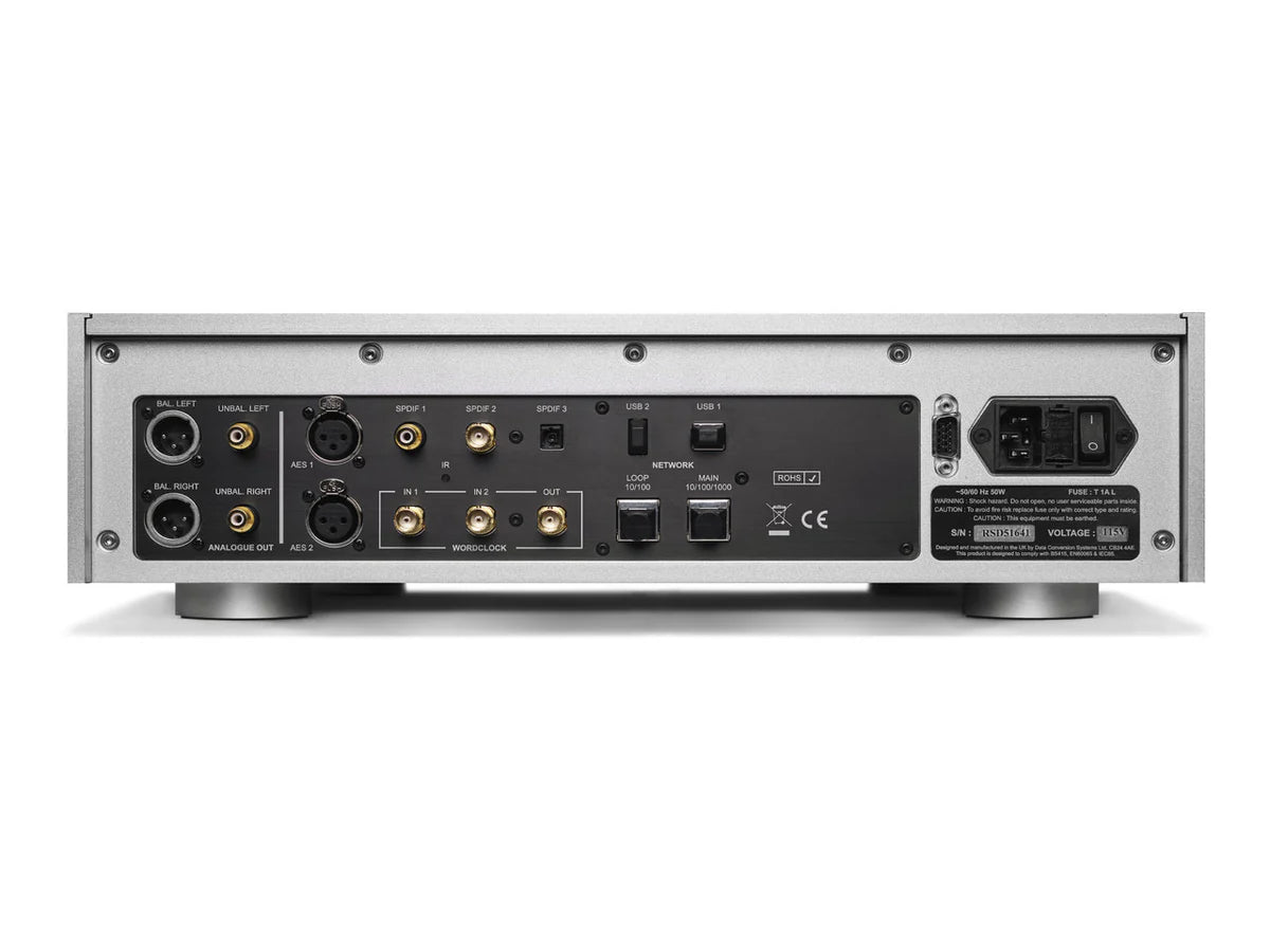 dCS Rossini Apex Upsampling DAC & Network Streamer - High-Resolution Audio Converter for Audiophiles | Perfect for Home Theater & Professional Studio Setups