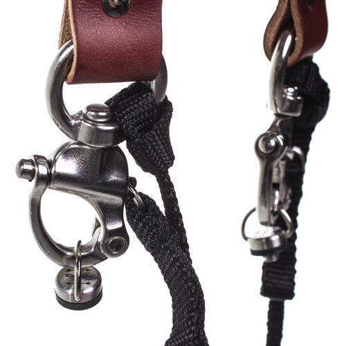 Holdfast Gear Money Maker Water Buffalo Leather Harness - Premium Burgundy Camera Strap for Photographers (Medium Size) - Perfect for DSLR, Mirrorless Cameras & Professional Photography Sessions