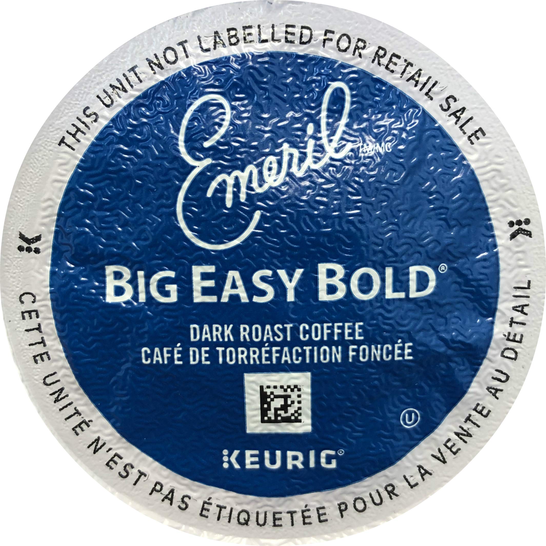 Emeril's Big Easy Bold Coffee K-Cups - 108 Count for Keurig Brewers | Strong Dark Roast Coffee Pods | Perfect for Morning Energy & Office Break