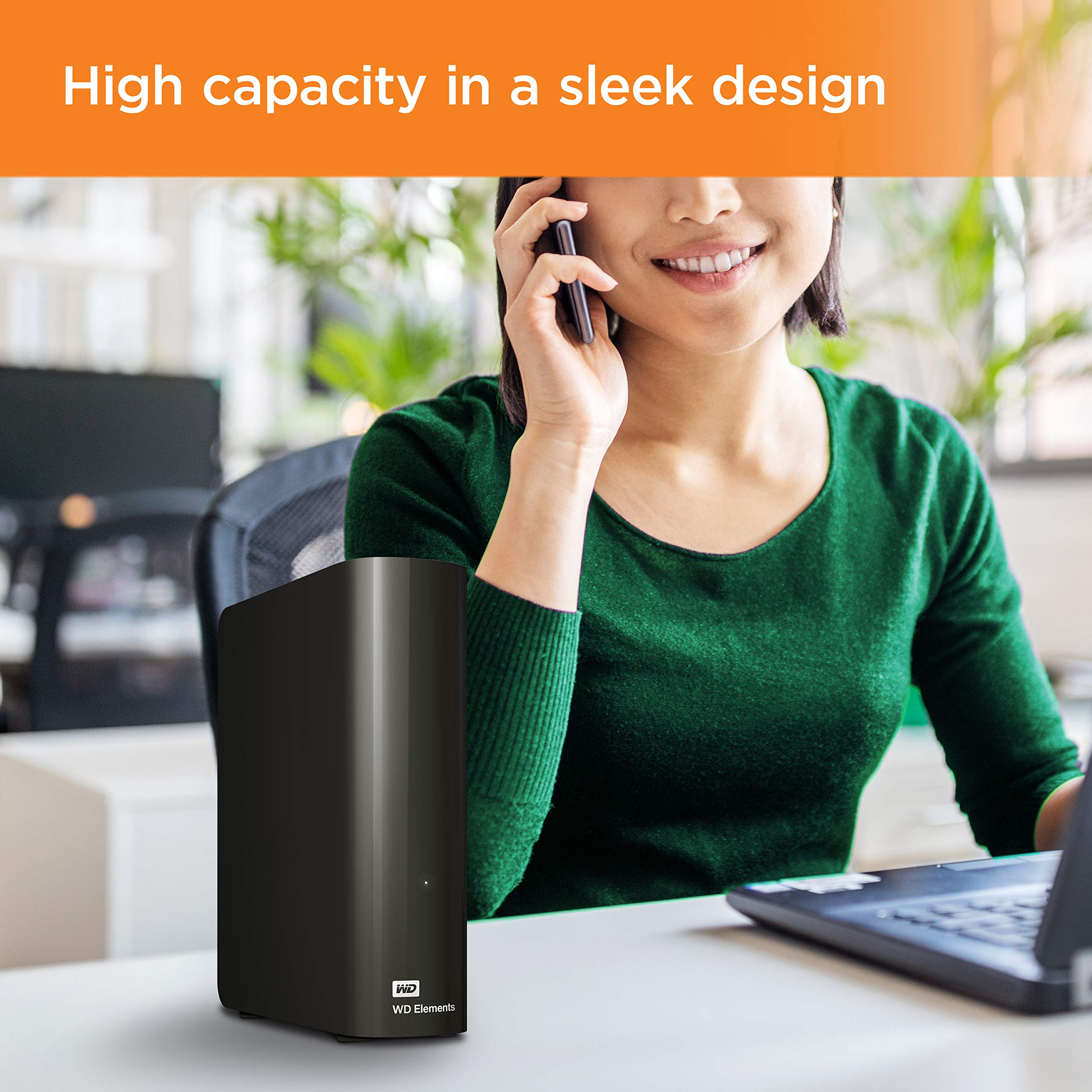 WD 3TB Elements Desktop External Hard Drive HDD - USB 3.0 for PC, Mac, PS4 & Xbox - Fast Data Storage & Backup Solution for Gaming, Movies & Office Work (Model WDBWLG0030HBK-NESN)